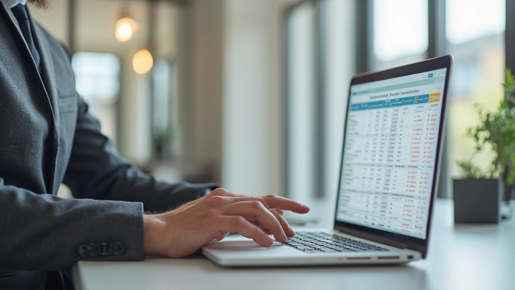 Профессиональное фото человека, планирующего личный бюджет в современном офисе с ноутбуком и финансовыми документами